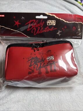 NIB Peach Riot Bloody Valentine Cosmetic Bag x Pop Mart